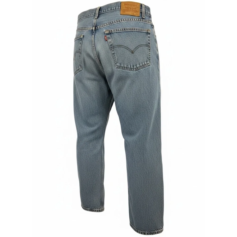 Vintage Levis 550 Relaxed Fit Tapered Leg Blue Denim Jeans Sz 38x30 (EE31) y2k